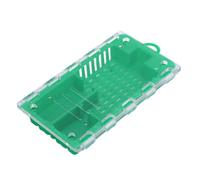 Depisuta Cage à Reine des Abeilles, 10 pièces, boîte d'élevage en Plastique, Attrape-Abeilles Portable, Fournitures d'apiculture pour l'élevage des Reines, divisions de Ruches (Green)