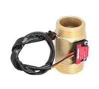 Depisuta Capteur de Débit d'eau Débitmètre 1,3 Pouces en Laiton pour Un Contrôle Efficace de l'eau dans L'installation de Tuyaux de Piscine