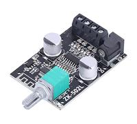 Depisuta Carte D'amplificateur Audio Stéréo avec 5,0 pour Divers Haut-parleurs, Conception du Potentiomètre de Bouton pour Régler L'alimentation/Désactivation, V + et V