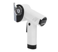 Depisuta Carton, Ciseaux électriques sans Fil 25 W avec 2 Lames de sécurité, Bouton de Verrouillage de sécurité, Carton Rotatif Rechargeable pour Tissu, Tapis, (WHITE)