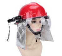 Depisuta Casque de Sauvetage, Casque de Protection de Pompier d'urgence sans Danger en Cas de Tremblement de Terre avec Phare, pour Les Opérations de Sauvetage en Plein