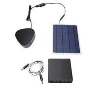 Depisuta Chauffage à Panneau Solaire Portable 60 W | avec Double Sortie USB, Chauffage D'espace à énergie Solaire, pour Poulailler, Maison pour Animaux de Compagnie, Serre,