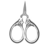 Depisuta Ciseaux de Couture de Broderie, Ciseaux Durables de Coupe D'ongles en Tissu de Papier en Acier Inoxydable pour les Voyages à Domicile (SILVER)