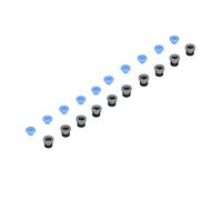 Depisuta Connecteur de Soupape Pneumatique Easy Installer Long Service Life 3D Imprimante Accessoires pour L'extrudeuse 10 Set PTFE ECAS04