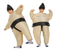 Depisuta Costume de Lutteur Sumo Gonflable Léger, Combinaison Gonflable Amusante pour Fête/performance de Cosplay, Tissu Polyester Imperméable (Adulte)