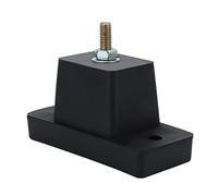 Depisuta Coussin de Base D'impact pour Support de Climatiseur Extérieur, Haute dureté et stabilité pour Le Confort Familial, fabriqué en Caoutchouc TPU, 4 Pièces, Utilisation Intérieure ou Extérieure