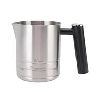 Depisuta de mousseur de lait, 304 acier inoxydable poignée confortable lait mousse Pitcher Convient à la machine à café ES601 ES655, Bar à café Espresso Accessoires Outils