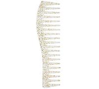 Depisuta Détangler Peigne à Dents Larges Anti-déformation Paddle Cheveux Peigne pour Hommes Femmes, Glissement Lisse, Maintien Facile, 1 Morceau pour les Cheveux Longs (Transparent)