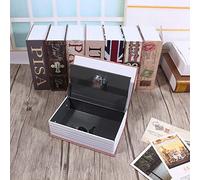 Depisuta Dictionnaire Secret Safe Security Boîte pour le Bureau à Domicile, Boîte de Verrouillage de Livre Robuste avec Clés pour les Objets de Valeur en Espèces, Portable Travel Security Lock (#4)