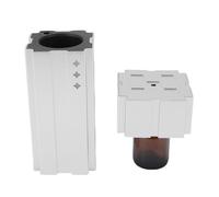 Depisuta Diffuseur d'huile Essentielle sans Eau, Diffuseur sans Eau de 20 ML avec Technologie de Brume Froide à Double Liquide pour Les Hôtels de Bureau de Chambre à Coucher de Voiture (Silver)