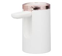 Depisuta Dispensateur de Bouteille à Eau, Pompe à Eau Potable électrique Pliable avec une Seule Opération de pour le Bureau de Voyage à la Maison (Placage blanc)