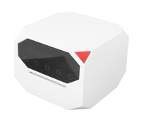 Depisuta Distributeur Automatique de Cartes, Mélangeur de Cartes de Poker Rechargeable à 2 Niveaux de 2 500 MAh avec Rotation à 180 ou 360 Degrés et Grande Base D'amortisseur (White)