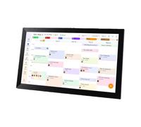 Depisuta Écran Tactile Mural de Calendrier Numérique de 21,5 Pouces, 32 | Tableau des Tâches, Synchronisation du Calendrier, Cadre Photo électronique, Rappel Météo, Planificateur de Repas
