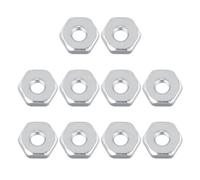 Depisuta Écrous de la Barre de Tronçonneuse, 10 Pcs 8 Mm Écrous Hexagonaux Guide en Acier Inoxydable avec Une Conception de Noix de Verrouillage pour la Tronçonneuse en