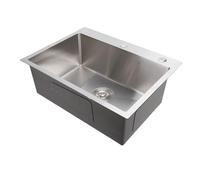 Depisuta évier De Cuisine D'undermount, Revêtement Nano En Acier Inoxydable De 24 Pouces Bol Unique Rv évier Utilitaire De Blanchisserie Bassin Avec Panier Et Kit De Vidange Pour