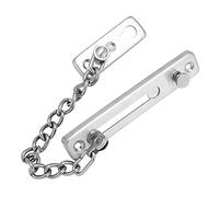 Depisuta Gardien de sécurité Anti-vol Anti-vol Lock de Chaîne en Acier Inoxydable à L'intérieur de la Porte pour L'hôtel Domestique (201 Acier Inoxydable 19.5x9.8x7.6cm)