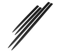 Depisuta Garniture Latérale du Corps, Kit de Garniture de Porte Automobile avec Ajustement Universel pour la Protection des Portes de la Voiture avec Matériau ABS Black Black 4pcs