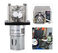 Depisuta Grande Pompe Proportionnelle pour le Laboratoire D'aquarium 500 Ml/Min Pompe avec Support à Rouleau en Acier Inoxydable, Moteur brossé, pour la Recherche Scientifique (12V)
