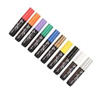 Depisuta Grands Broches Acryliques de 15 Mm, 10 Couleurs de Marque de Peinture Acrylique pour Peinture, Décoration et Marquage sur Différentes Surfaces, Piles de Couleurs Simples pour les œuvres D'art