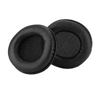 Depisuta Housse de Coussinets D'oreille en Mousse Souple, Coussinets D'oreille de Remplacement Universels de 95 Mm, en Mousse Antibruit, Matériau en Coton, 1 Paire de Noirs pour les Casques