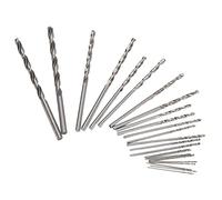 Depisuta HSS Micro Forets Hélicoïdaux Ensemble D'élimination des Copeaux Lisses-Mini Outils électriques en Acier Rapide pour L'artisanat de PCB de Montre de Bijoux, 25 Pièces