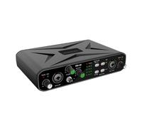 Depisuta Interface Audio USB, Carte Son Externe 32 Bits/384 KHz avec Préamplificateur de Microphone, Mixeur Audio Plug and Play, Prend en Charge L'alimentation Fantôme 48 V