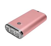 Depisuta Kit d'extensions de cheveux V Light, lampe pour extensions de perruque à polymérisation rapide, lampe portable à colle avec 3 LED 395 nm, 4 minuteries pour salon à domicile (Or rose)