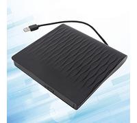 Depisuta Lecteur Optique Externe Portable USB 3.0 à Grain surélevé Noir pour Ordinateur Portable de Bureau Lecteur CD-ROM DVD-RW pour Ordinateur Optique Externe