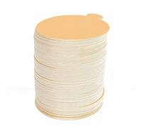 Depisuta Lot de 100 Mini Planches à Gâteaux Dorées, Base Ronde en Mousse pour Cupcakes avec Bord surélevé, pour Mini Gâteaux, Pâtisseries, Brownies, Mariage, Fête D'anniversaire