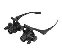 Depisuta Loupe Binoculaire avec 8 Lentilles Interchangeables 10X 15X 20X 25X pour la Réparation de Montres et la Sculpture de Bijoux