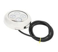 Depisuta Lumières de Bateau sous-Marine, 60 Degrés IP68 LED étanche à LED sous-Marine avec 4 Lumières Marines pour Bateaux de Yachts Ponton de Voiliers (Blue)