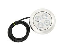 Depisuta Lumières de Bateau sous-Marine, 60 Degrés IP68 LED étanche à LED sous-Marine avec 4 Lumières Marines pour Bateaux de Yachts Ponton de Voiliers (Rgbw)