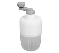 Depisuta Machine à Cône de Neige, Broyeur de Glace Manuel 1L avec des Lames en Acier Inoxydable pour les Fêtes de Camping en Extérieur, Fabricant de Glace rasé Portable pour Cocktails Slush Gâteaux