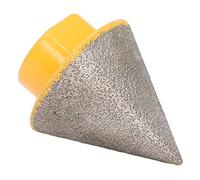 Depisuta Mèche à Chanfreiner Diamantée Haute dureté 80 pour Façonner et Chanfreiner des Trous, Large Gamme D'applications, Adaptée à la Céramique, à la Céramique Dure, au Granit et au Marbre