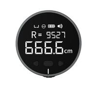 Depisuta Mètre à ruban numérique, 100 m, règle électronique roulante avec écran LCD, règle électronique portable, rechargeable, outil de mesure de distance pour diamètre incurvé plat