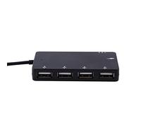 Depisuta Micro USB OTG Extension Hub Adapter + 4 Port Data Charge Câble pour et Système, Hot-Swappable, PC USB Hub pour Smartphone et Tablette