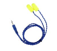 Depisuta Mini Casque D'écoute Filaire en Mousse à Réduction de Bruit pour Course Automobile, Définition Avancée, pour Les Amateurs de Plein Air, Rouge 1 X