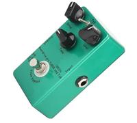 Depisuta Mini Pédale de Modulation, Indicateur LED, Coque en Métal, Pontage Vrai, Effet d'overdrive avec 3 Boutons pour la Guitare électrique (Effet de surcharge manuelle de tube de tube)