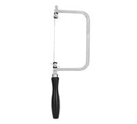 Depisuta Outil de Bijoux de Scie à Arc sculpté à Poignée en Forme de U Portable, 12 Lames Incluses, Conception Compacte et Ergonomique pour les Bijoutiers