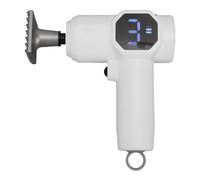 Depisuta Outil électrique de tenderizer de viande, 6 vitesse réglable électrique viande Mallet, 3000mAh machine de tenderizer de sans fil avec tête en acier inoxydable 304 (blanc)