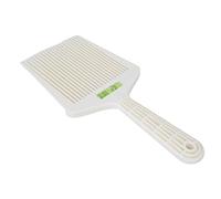 Depisuta Peigne Professionnel à Dessus Plat, Ergonomique, Léger, Blanc, pour une Coiffure Précise, adapté à Divers Endroits