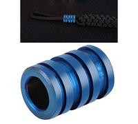 Depisuta Pendentif de Perles de Couteau en Alliage de Titane de Fabrication Soignée pour Corde de Parachute, Stabilisateur de Courant Corporel Léger pour équipement de Survie (BLUE)