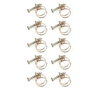 Depisuta Pince de Tuyau à Double Métal à Double Fil 10 Pcs Strong Strong Long Lasting Type Tipe Pinlader for Plumbing (29 mm (25-29))