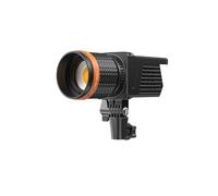 Depisuta Projecteur COB 40 W, Lentille de luminosité 5X (Prise UE) | RA90+ Rendu des Couleurs Sortie 4100LM Système de Refroidissement à 360° Bouton et Télécommande 4 Filtres de Couleur Léger