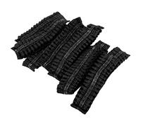 Depisuta Protecteur D'oreillettes Extensible pour écouteurs, 100 Pièces, adapté aux Concerts et aux Hôtels, en Tissu Non tissé (Black)