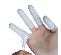 Depisuta Protège-doigts Antistatiques en Latex, 300 Pièces, D'extension de Sourcils Poudre, Assemblage Précis de Composants, Blanc Lait