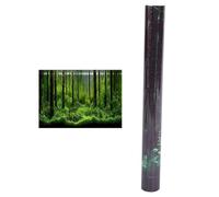 Depisuta PVC Adhésif sous-Marin Forest Tank Fond Decor Decor Paper Facile à Nettoyer Image Auto-adhésive avec Couleur Vive pour Les Amateurs D'aquarium (61 * 30CM)