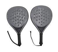 Depisuta Raquette de Padel avec Noyau Pro EVA Haute densité | Cadre ABS, Taille 46,5x26x3,9 Cm, Utilisation pour Sports de Plein Air, Comprend 3 Balles de Tennis, Poignée Ergonomique,