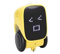 Depisuta Robot Intelligent à Chargement par USB, Robot Conteur D'histoires Tactile avec Télécommande, Jouet Compagnon Interactif Programmable pour L'éveil des Enfants. (Yellow)