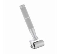 Depisuta Rouleau de Pression, Rouleau de Couture de Papier Peint en Acier Inoxydable de 6,7 Pouces, de Couture Plat à Roulement à Long Manche Droit pour Stratifié, Lvp, Emplatement